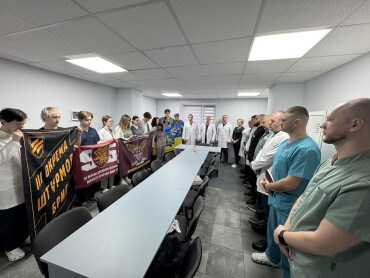 На кафедрі хірургії №1 відбувся захід до Національного дня молитви за Україну / The Department of Surgery No. 1 Held an Event Dedicated to the National Day of Prayer for Ukraine