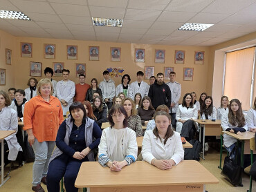 Студенти ПДМУ зустрілися з полтавським громадським діячем і воїном Георгієм Сьоміним