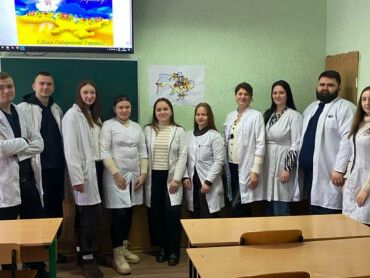 До Дня Соборності: кафедра громадського здоров’я ПДМУ провела виховний захід / Unity Day of Ukraine: Department of Public Health at PSMU Holds an Educational Event