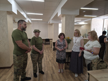 Від бойового досвіду до академічних знань: зустріч із військовими медиками / From Battlefield Experience to Academic Knowledge: Meeting with Army Medical Personnel