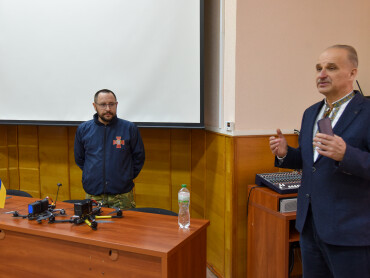 Дрони: від науки до війни — лекція для студентів ПДМУ / Drones: From Science to War — Lecture for PSMU Students