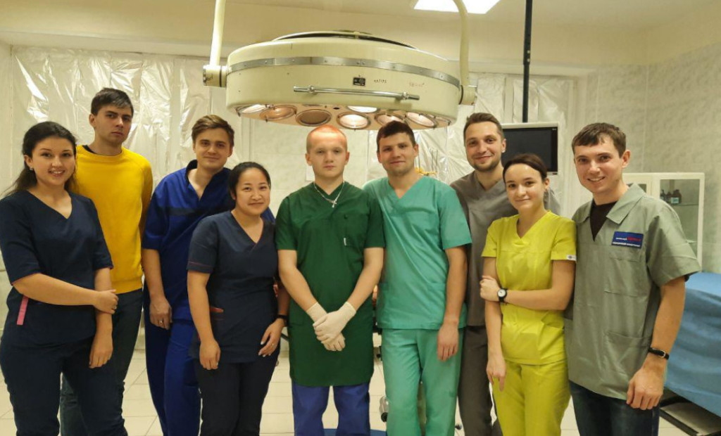 Науковцями-хірургами ПДМУ здійснено успішну комбіновану операцію на лабораторній тварині