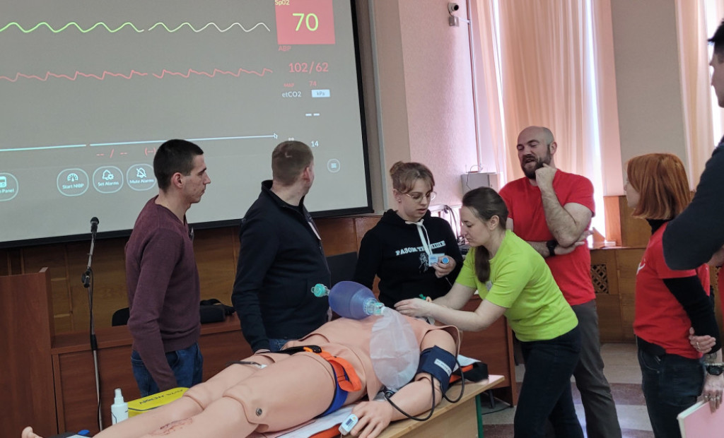 «Тренінг з політравми та P.O.C.U.S»: майбутні анестезіологи відпрацьовували навички та вміння