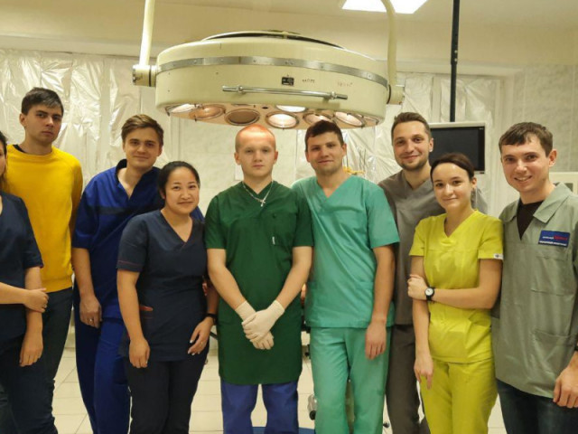 Науковцями-хірургами ПДМУ здійснено успішну комбіновану операцію на лабораторній тварині