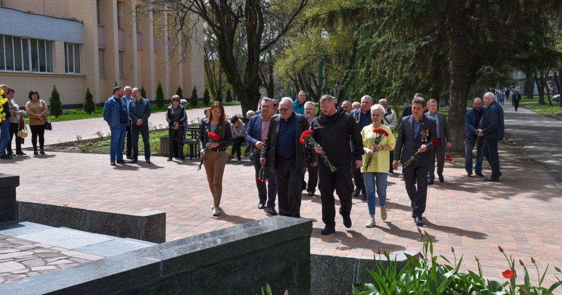 26 квітня – Міжнародний день пам`яті про аварію на Чорнобильській АЕС: Університет згадує