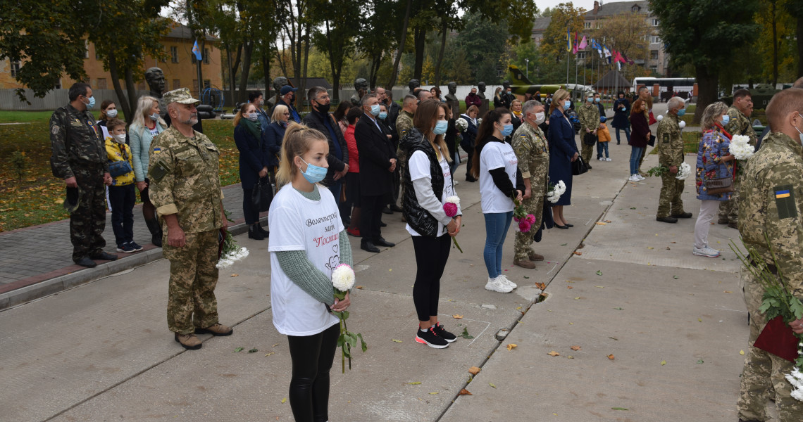 Викладачі, ветерани та студенти академії вшанували пам`ять загиблих за Україну воїнів