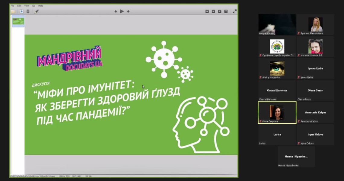 Мандрівний міжнародний кінофестиваль документалістики про права людини DodaysUA: студенти ПДМУ дискутували