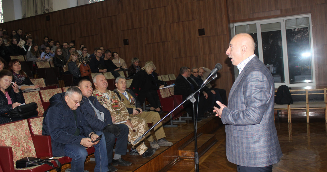 В академії відбулась зустріч з відомим науковцем із Молдови