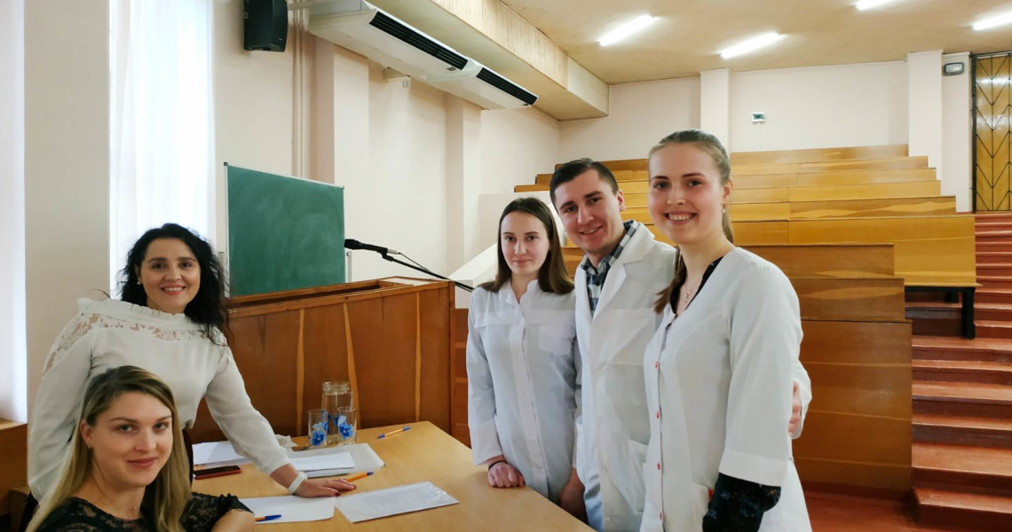 Студенти-переможці усної частини I туру олімпіади зі «Стоматології. Пропедевтики»