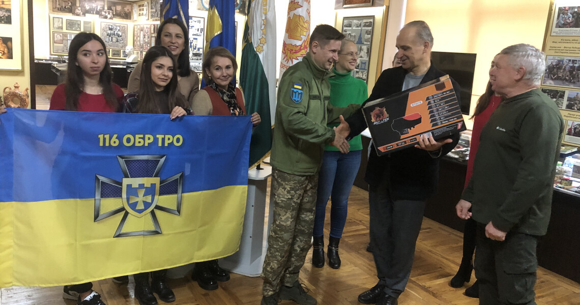 ПДМУ передав дизельний обігрівач для бійців ППО добровольчого формування Полтавської громади / PSMU Donates a Diesel Heater to Air Defense Fighters of the Poltava Community Volunteer Unit