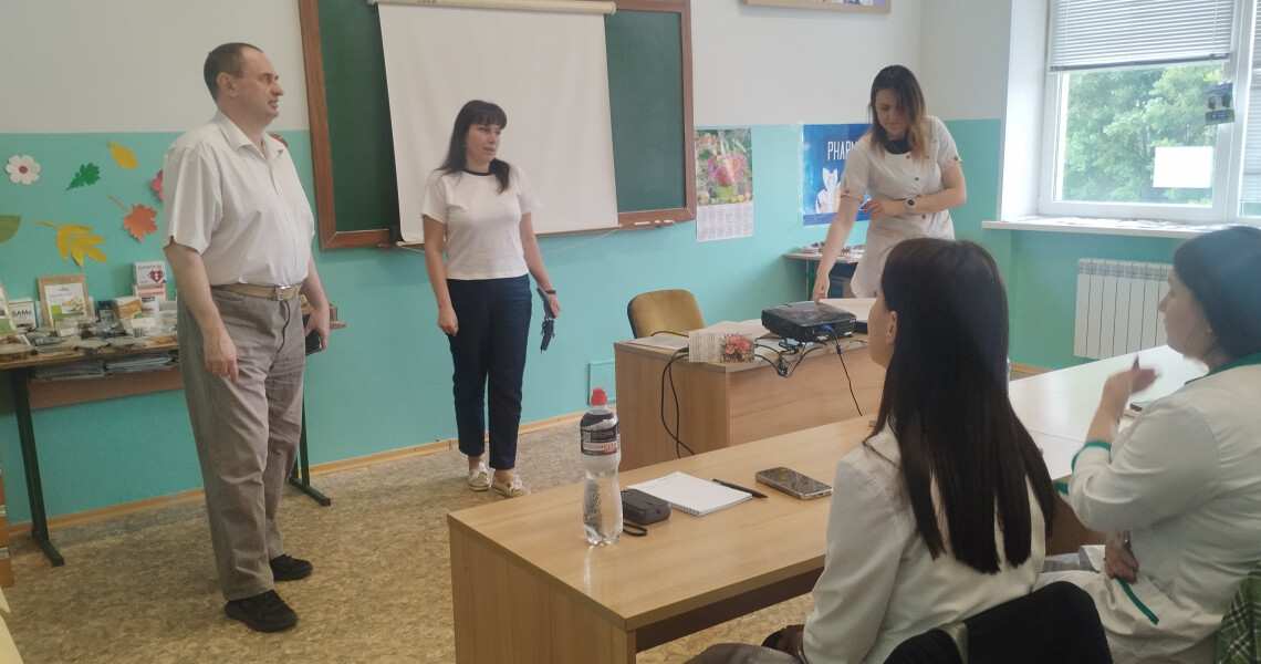 Зустріч зі здобувачами ОПП «Фармація» щодо підготовки до КРОК 1 / Meeting with Pharmacy Educational Program Students on Preparation for KROK 1