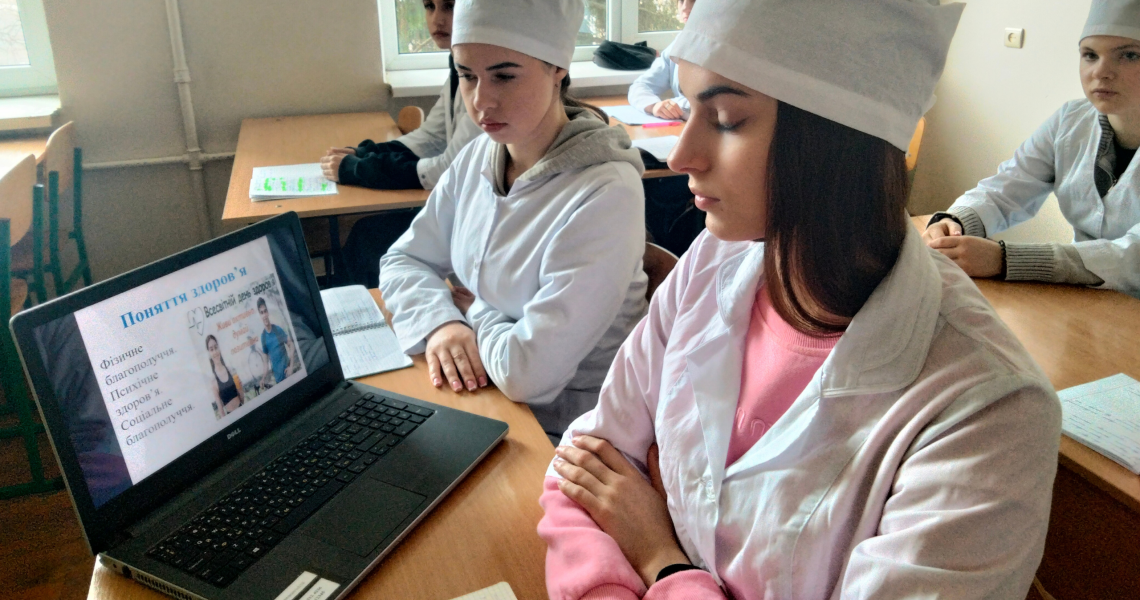 До Всесвітнього дня здоров’я у ПДМУ провели виховну годину про роль медичної спільноти у збереженні здоров’я населення