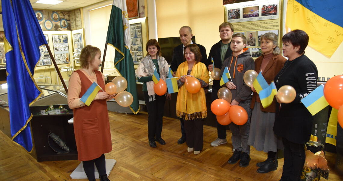 Флешмоб «Помаранчевий тиждень єдності» у ПДМУ / “Orange Week of Unity” Flashmob at PSMU