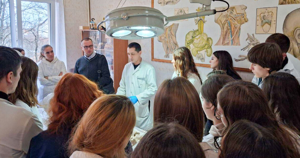 Імерсивна анатомія без меж: міжуніверситетське бінарне заняття / Immersive Anatomy Without Borders: Interuniversity Binary Class