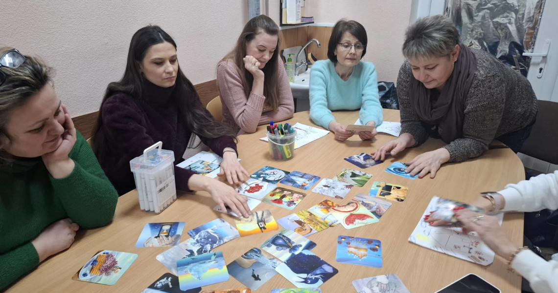 Проведене арттерапевтичне заняття у межах реалізації Всеукраїнської програми ментального здоров’я «Ти як?»