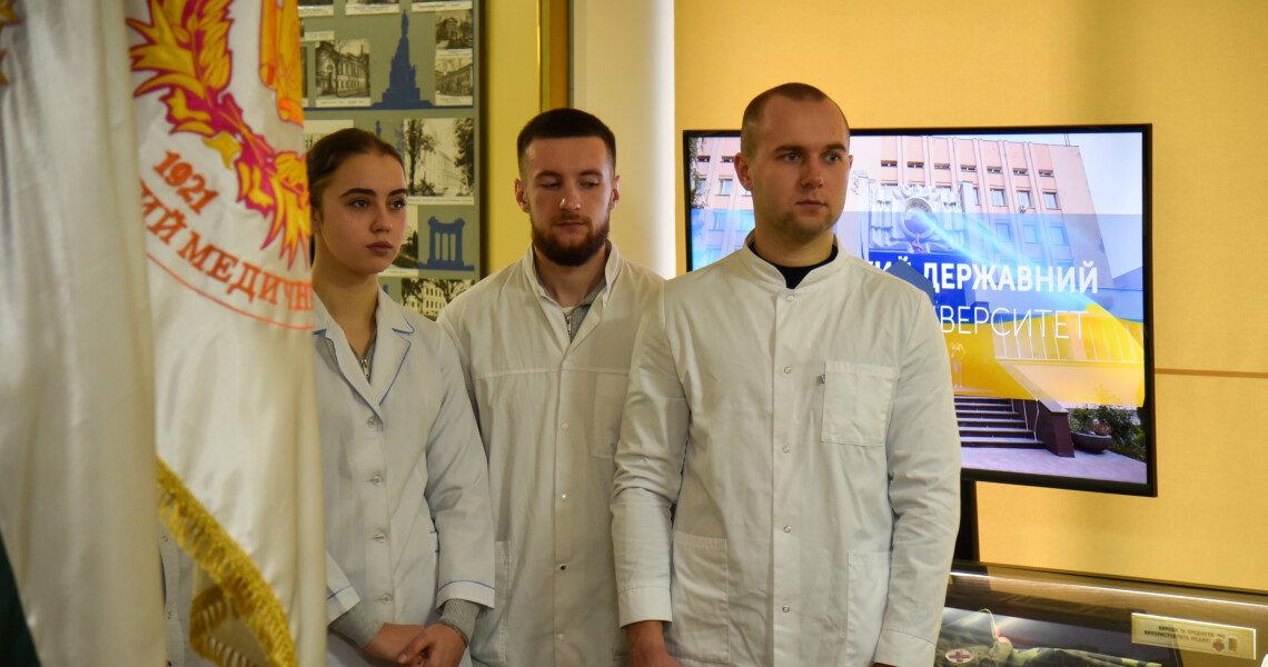 До експозиції Народного музею історії ПДМУ передали знешкоджений ворожий безпілотник / A Neutralized Enemy Drone Added to the Exhibition of the PSMU History Museum