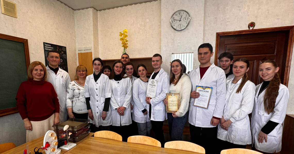 Кафедра внутрішньої медицини №2 ПДМУ визначила переможців І етапу Всеукраїнських олімпіад