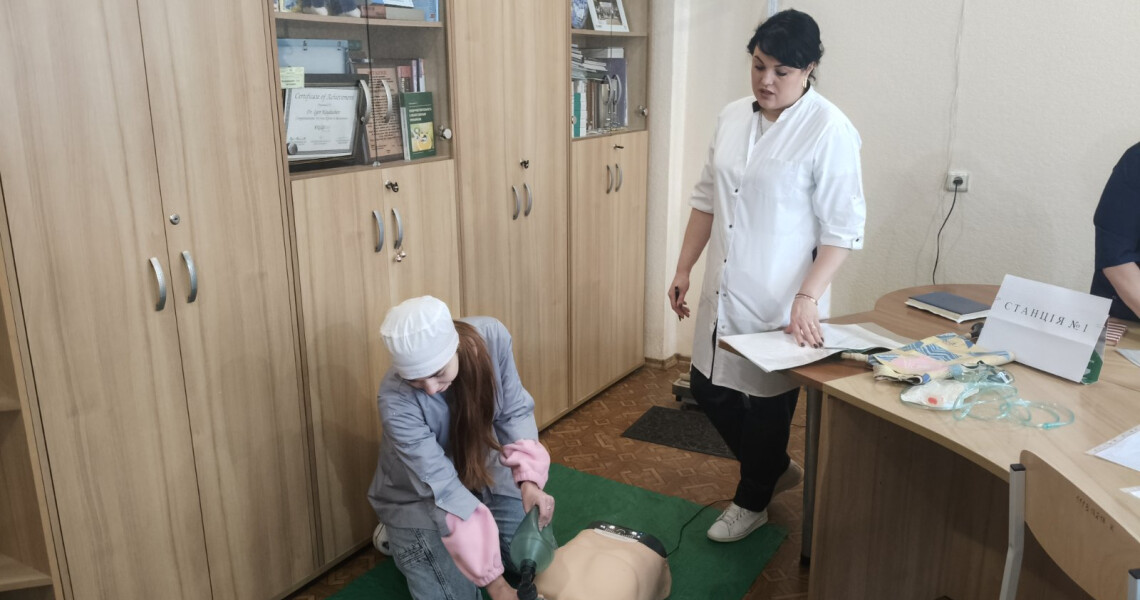 Всеукраїнська олімпіада у ПДМУ: майбутні стоматологи показали навички невідкладної допомоги / All-Ukrainian Olympiad at PSMU: Prospective Dentists Demonstrated Emergency Care Skills