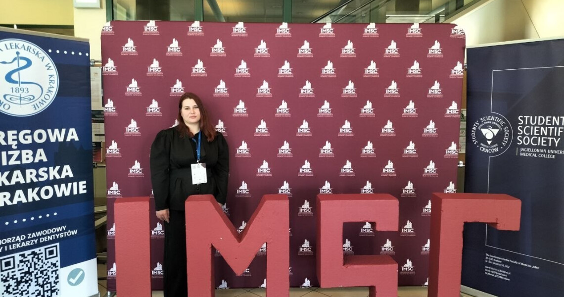 Здобувачка освіти ПДМУ представила університет на 34-й Міжнародній медичній студентській конференції у Кракові