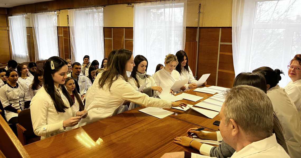 Проведено I тур Всеукраїнської студентської олімпіади зі спеціальності " Дерматології, венерології" / Round I of the All-Ukrainian Student Olympiad in Dermatology and Venereology Held