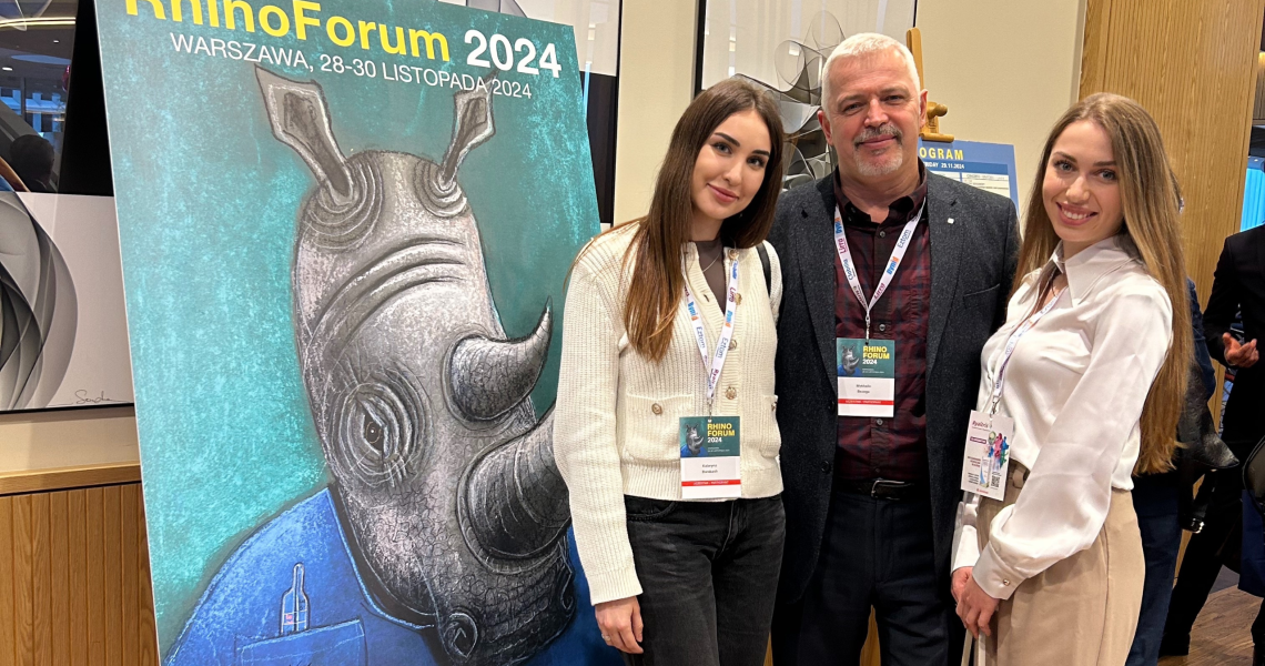 Міжнародна співпраця: науковці ПДМУ на Міжнародному “Rhino Forum 2024” у Варшаві / International Collaboration: PSMU Scholars at the "Rhino Forum 2024" in Warsaw