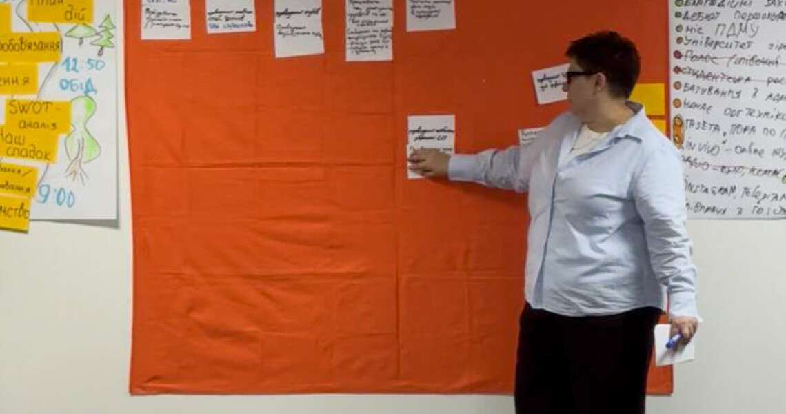 Студентський парламент ПДМУ планує свою роботу спільно з ПРООН / PSMU Student Parliament Plans Its Work Together with UNDP