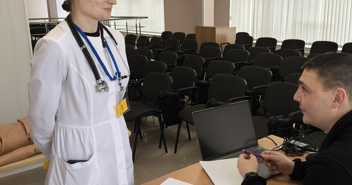 У ПДМУ розпочато пілотування об’єктивного структурованого практичного (клінічного) іспиту / PSMU Launches Pilot Implementation of the Objective Structured Clinical Examination (OSCE)