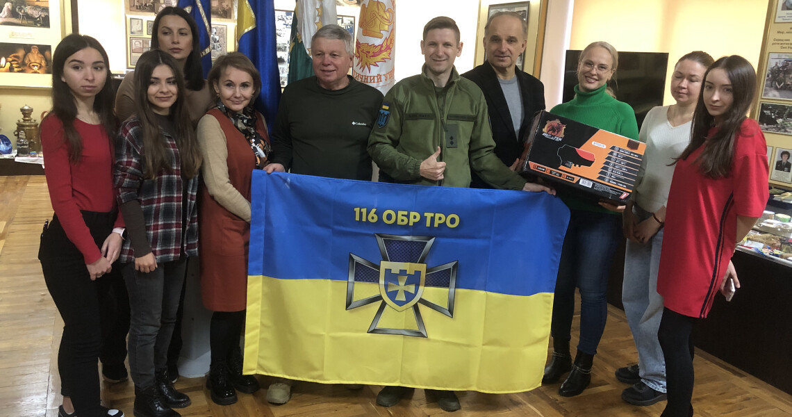 ПДМУ передав дизельний обігрівач для бійців ППО добровольчого формування Полтавської громади / PSMU Donates a Diesel Heater to Air Defense Fighters of the Poltava Community Volunteer Unit