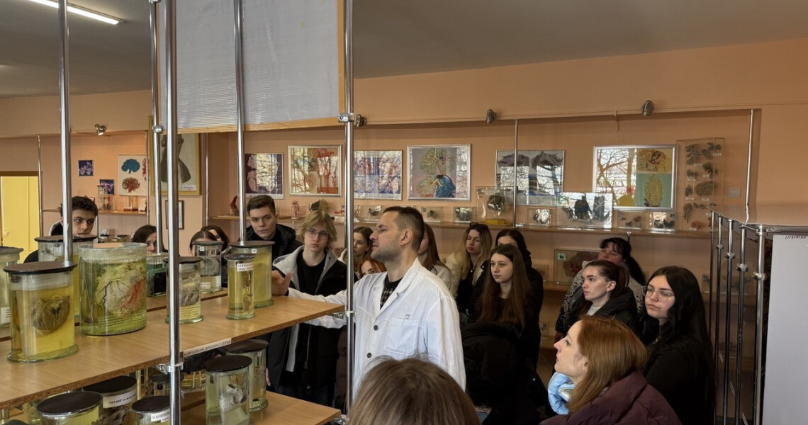 Кафедра анатомії людини долучилася до Дня відкритих дверей ПДМУ / The Department of Human Anatomy Participated in PSMU Open Day