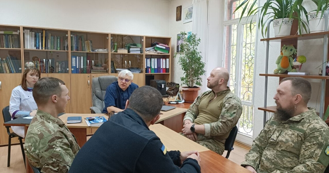 На кафедрі нервових хвороб ПДМУ відбулася зустріч із військовослужбовцями ЗСУ / PSMU Department of Neurology Hosts Meeting with Ukrainian Armed Forces Service Members