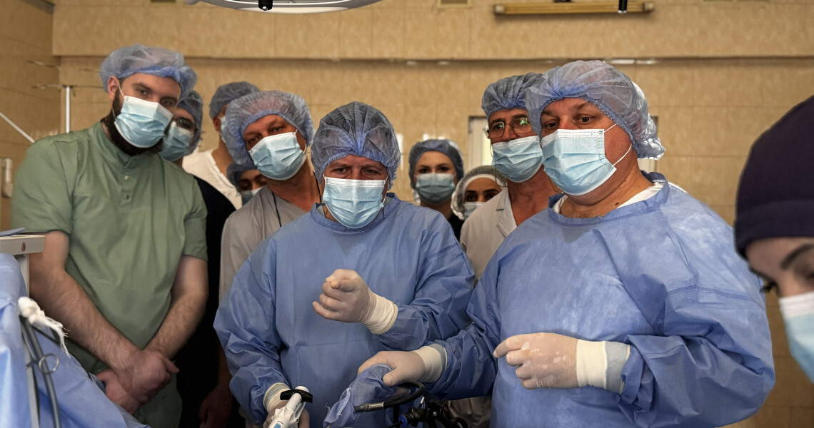 Майстер-клас із відеоасистованої торакоскопічної хірургії в ПДМУ: новий етап міжуніверситетської співпраці