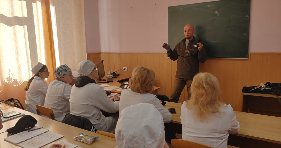 Тренінг з надання першої медичної допомоги в умовах бойових дій