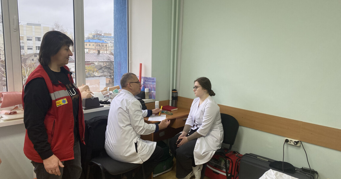 Відбулось  проміжне оцінювання  інтернів з фаху «Внутрішні хвороби» / Midterm Assessment of Interns in Internal Medicine