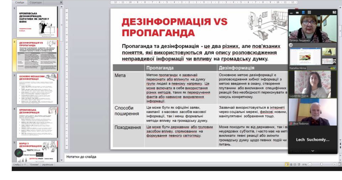 Історія і сучасність: на науковій конференції про національну пам`ять / History and Present: At the Scientific Conference on National Memory