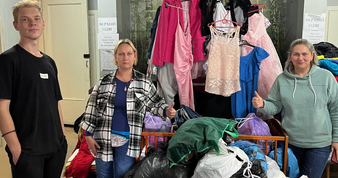 У ПДМУ триває благодійна ініціатива «ОдежиНА» / The “OdezhyNA” Charity Initiative Continues at PSMU