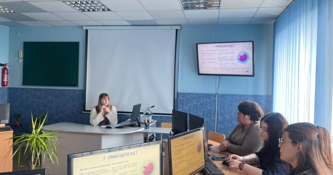 Підсумкове засідання студентського наукового гуртка кафедри гістології, цитології та ембріології