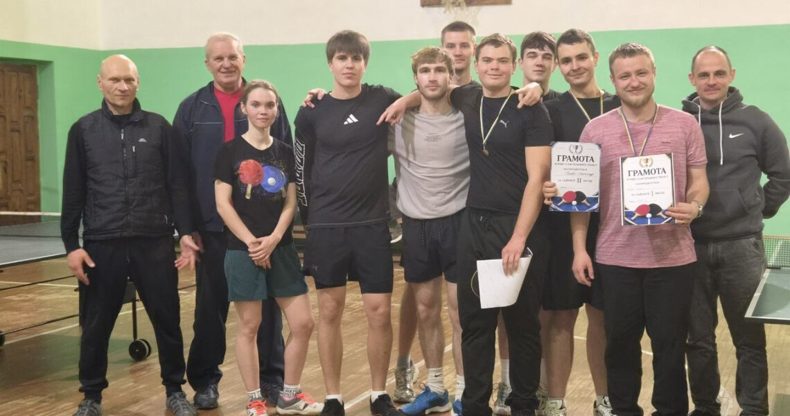 У ПДМУ до Тижня ерготерапії провели турнір із настільного тенісу / PSMU Hosts Table Tennis Tournament to Mark Occupational Therapy Week