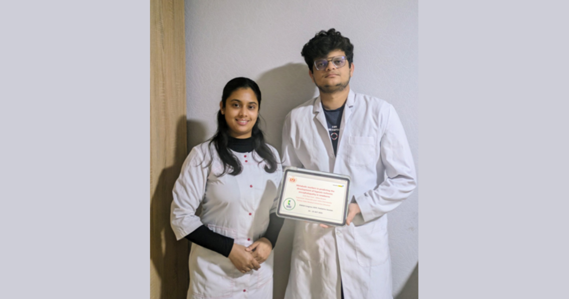 Молоді науковці ПДМУ представили доповідь на Конгресі Міжнародної асоціації студентів-медиків 2025 (RIMSA 2025)