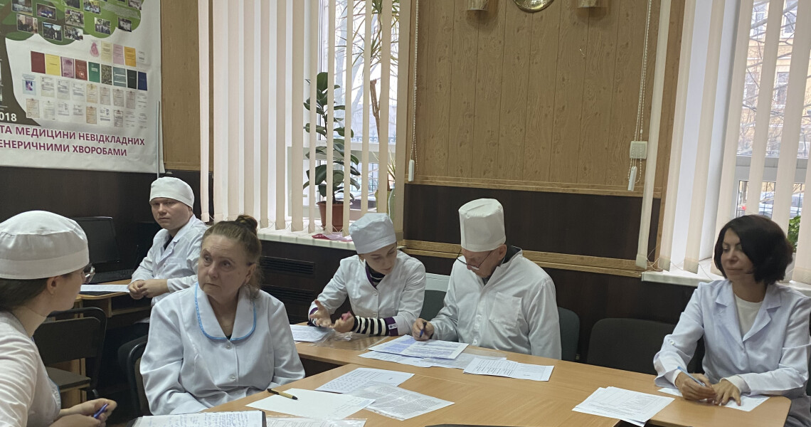 Відбулось  проміжне оцінювання  інтернів з фаху «Внутрішні хвороби» / Midterm Assessment of Interns in Internal Medicine