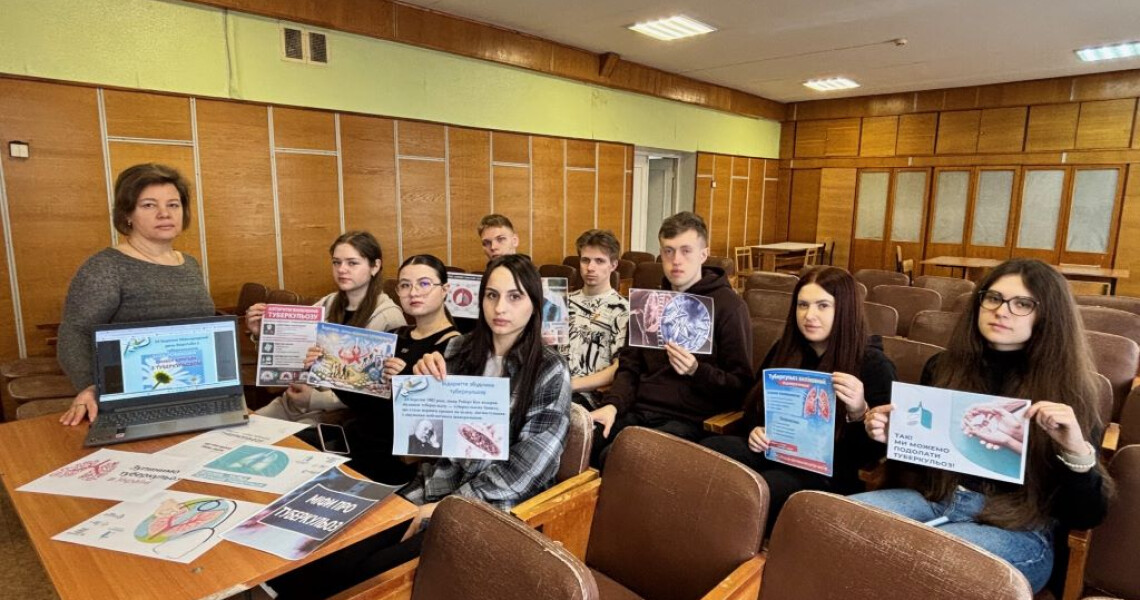 На кафедрі гігієни та екології ПДМУ провели заходи з профілактики туберкульозу / Tuberculosis Prevention Activities Held at the Department of Hygiene and Ecology of PSMU