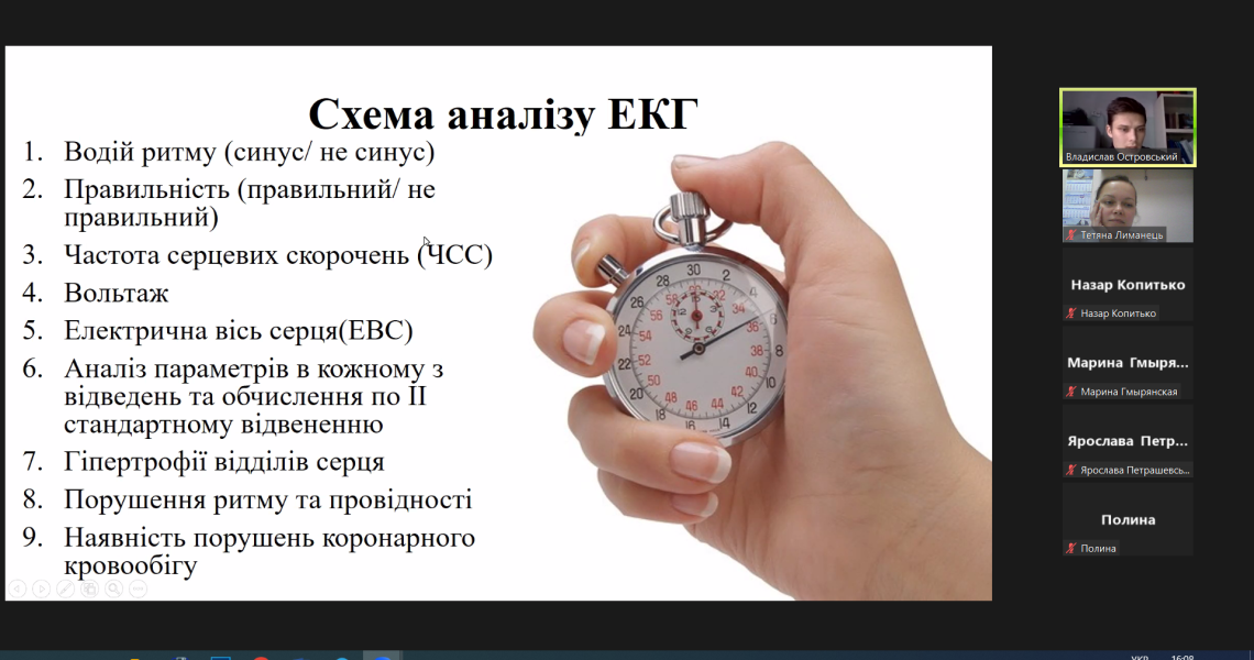 Тематичне засідання студентської наукової групи з проведенням майстер-класу