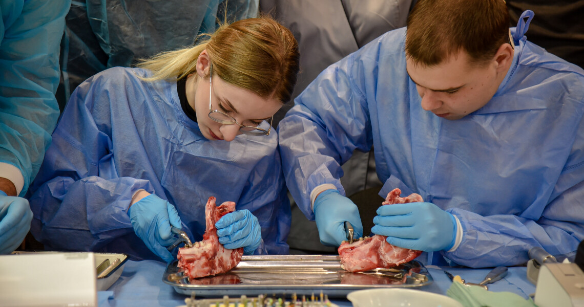 Інновації в стоматології: студенти ПДМУ опановують кісткову пластику / Innovations in Dentistry: PSMU Students Learn Bone Grafting Techniques