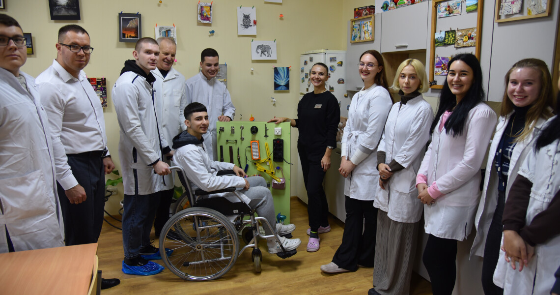 Практичні заняття до Міжнародного дня людей з інвалідністю у ПДМУ / Practical Sessions for the International Day of Persons with Disabilities at PSMU