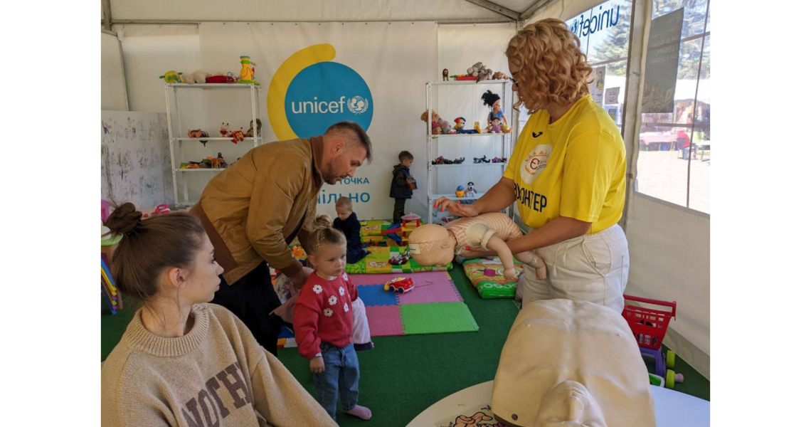 «Дитячі точки Спільно від UNICEF»: волонтери Єдності діляться знаннями та уміннями