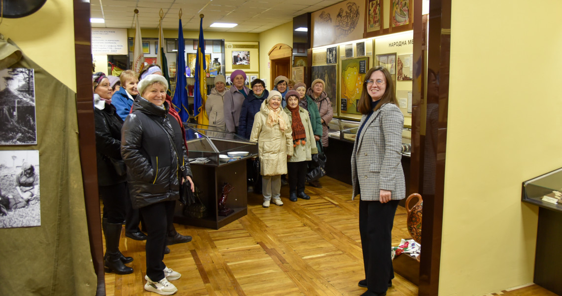 Слухачі територіального центру соціального обслуговування відвідали музеї ПДМУ / Visitors from the Territorial Social Service Center Tour PSMU Museums