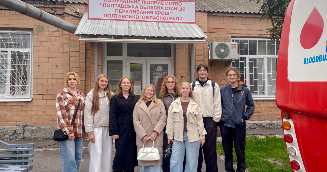 Волонтерський загін «Єдність» долучився до донорства крові / The “Unity” Volunteer Team Participates in Blood Donation