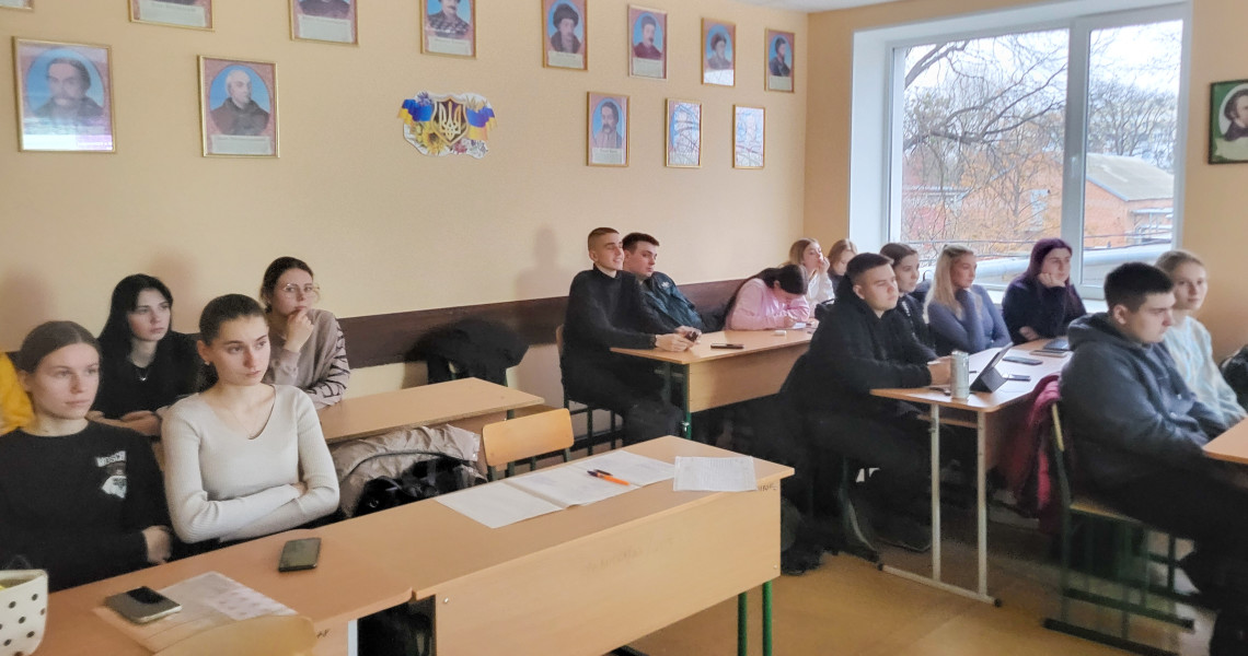 Засідання студентського наукового гуртка / Meeting of the Student Scientific Group