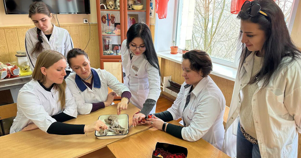 Міждисциплінарна інтеграція в освіті: бінарне заняття для інтернів на кафедрі анатомії людини