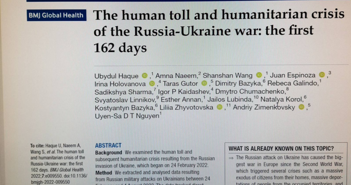 Вийшла наукова стаття в співавторстві науковців різних країн світу: науковці ПДМУ долучилися до їхнього колективу