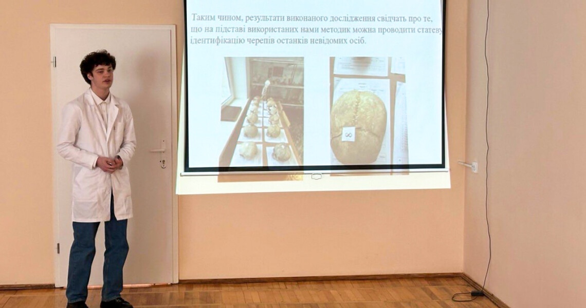 Засідання студентського наукового гуртка кафедри анатомії людини / Meeting of the Student Scientific Group of the Department of Human Anatomy